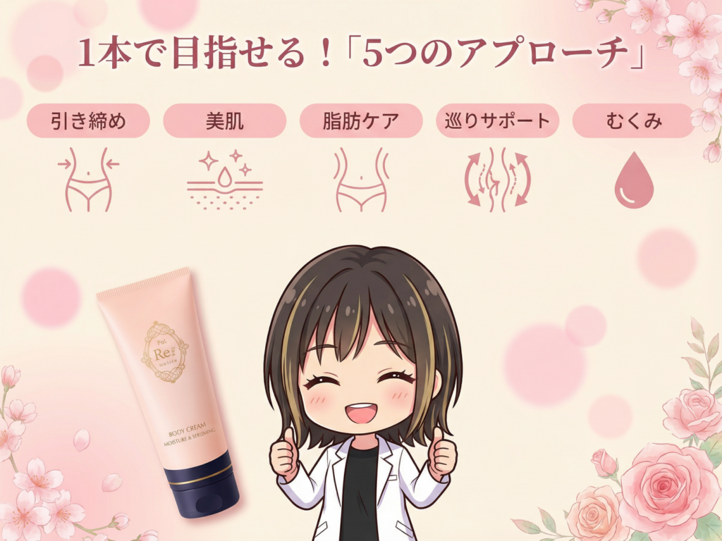 1本で目指せる！「5つのアプローチ」