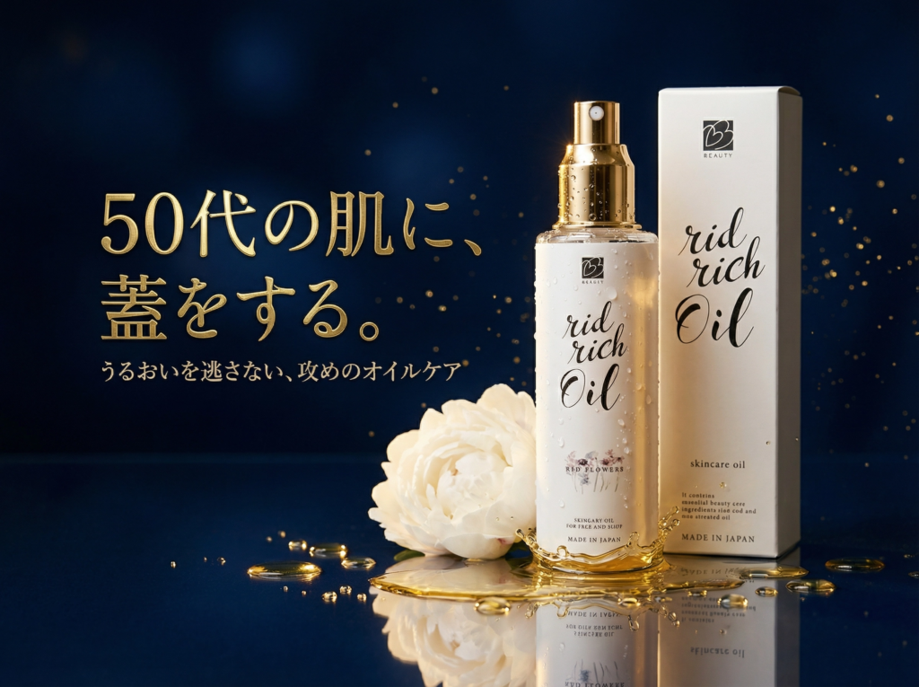 50代の肌に蓋をする。うるおいを逃さない、攻めのオイルケア